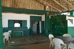 Bar of the Campment Hotel in Sassandra, it has seen much better days, but still. Cote d'Ivoire, Ivory Coast.
