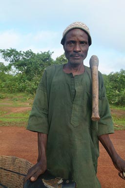 Mali, farmer, Tingrella/Tengrella to Bougouni.
