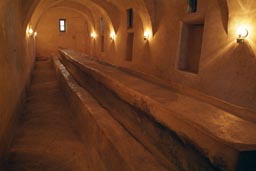 Stone table, dining room, Saint Anthony monastery, Egypt.