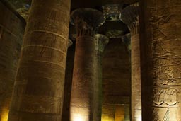 Culumns Edfu temple.