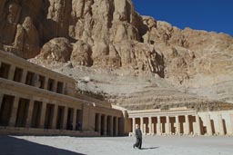 Hatshepsut temple, rock escarpement.