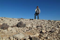 Me on West Bank Desert Mountains, Luxor, Egypt.