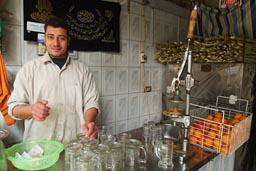 Orange juice vendor Cairo.