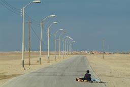 Boys on street, Egypt.
