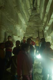 Burial chamber Meidum Pyramid.