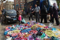 Clothes on street, Cairo.