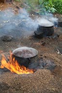 Cooking Palm oil in Ghana