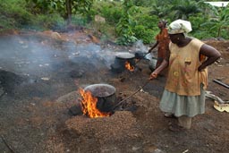 2 old African Women, Palm Oil Extradition