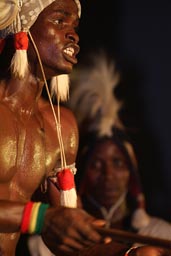 Sangban drummer, National Percussion Competition Conakry.