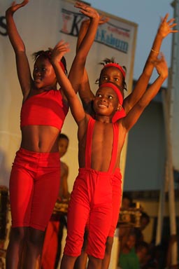 Child Acrobats, National Percussion Competition Conakry.
