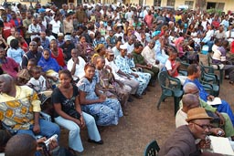 Crowd, National Percussion Competition Conakry.