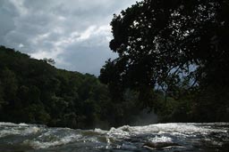 Over the edge, Les chutes de la Sala, Labe, Fouta Djallon, Guinea.