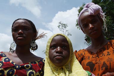 North of Guinea, Muslim Women.