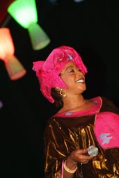 Babani Kone, Diva, griote from Mali, Djembe d'or Festival, Conakry Guinea, Guinee.