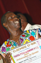 Mamady Keita, honoured at the Djembe d'Or festival, Guinea|Guinee, Conakry.