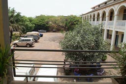 Conakry, Kaloum. Mission catholique, Catholique Mission, opposite marche Niger, and Corothie. Conakry, Guinea, Guinee.