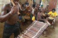 Mohamed on Balafon. African Drumming.