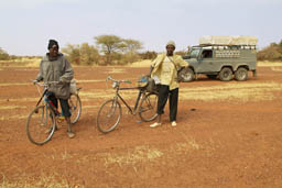 Dogon cycling.