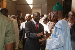 Ministre of Craft and Tourisme N'Diaye Ba.