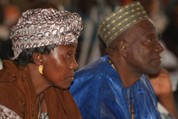 Man and Woman in the audience.