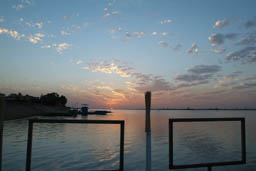 Evening over the Niger river.