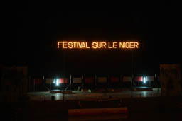 Main stage at night.
