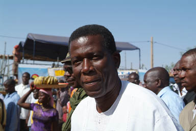 Cheick Oumar Sissoko on the festival ground.