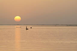 Niger River 5th of Feb sunset.