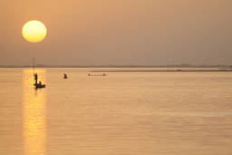 Niger River 5th of Feb sunset.