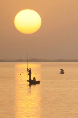 Niger River 5th of Feb sunset.