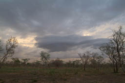 Mali, camp, storm brews up.