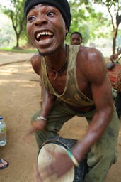 Lansana, djembe player, Conakry.