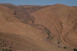 Morocco desert mountain gorge Ouarzazate, Agdz