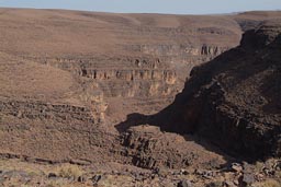 Morocco desert mountain gorge, south Ouarzazate, north  of Agdz