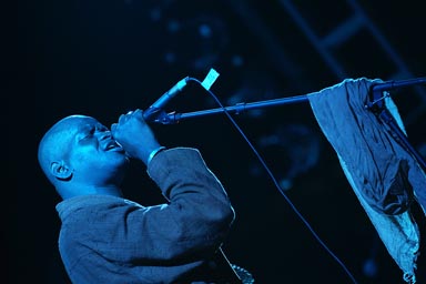 Festival sur le Niger, 2008, 4th edition, Segou, Mali, Mangala Camara, on stage.