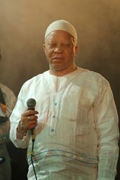 Salif Keita sur le Festival sur le Niger, 2008, 4th edition, Segou, Mali.
