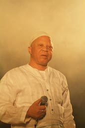 Salif Keita sur le Festival sur le Niger, 2008, 4th edition, Segou, Mali.