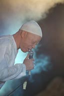 Salif Keita, blue fog.