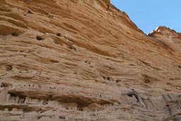 Tellem, pygmy graneries, in Dogon escarpement.