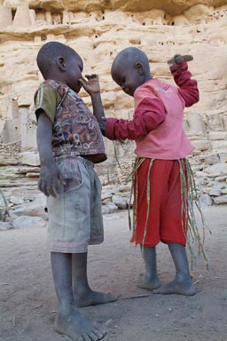 Two Dogon boys, Irelli.