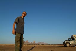 Me, in front of Hand of Fatima. Hombori, Mali.