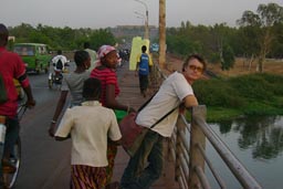 old Niger River bridge, Bamako, Mali.