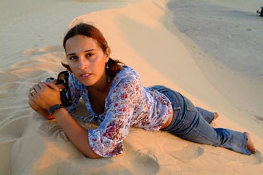 Hasna on a dune