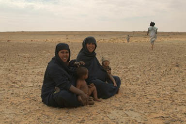 Bedouins, women and children