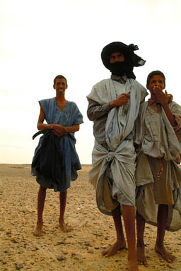 Bedouins, bare feet