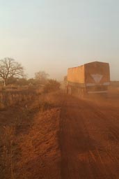 Diema Didiene, Truck, Mali, Sahel, Dust