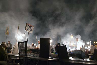 Burning  Jemaa El Fna