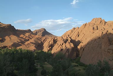 Dades, evening falls.