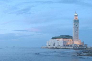 Hassan II at night