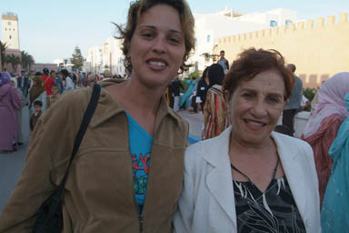 Hasna and important Moroccan actrice Amina Rachid